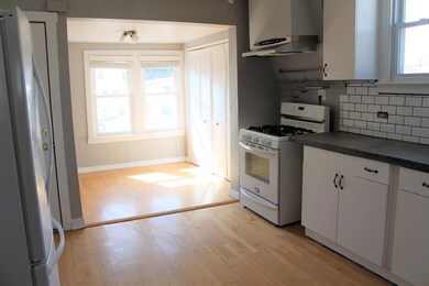 Light and bright eating area.