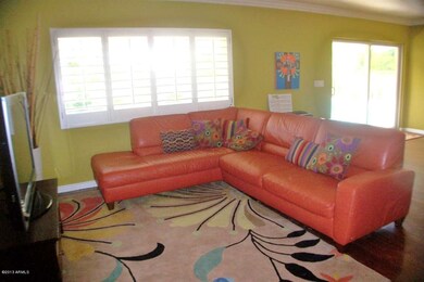 Living area in great room