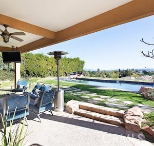 Vast views of all the San Fernando Valley and Tri Cities