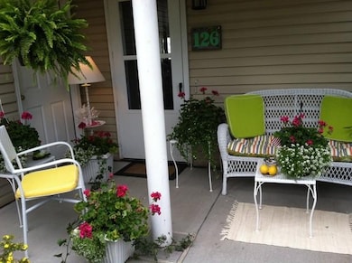 Welcoming front porch