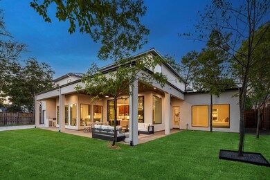 Entertaining spaces both indoors and out with a po