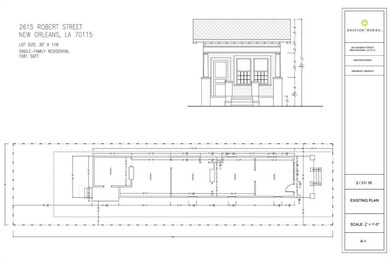 Existing floorplan. See attachments for full-size