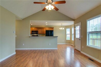 Another view of the living and dining areas