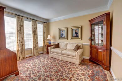 Light filled Living Room (or office) boasts chair
