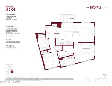 20The Inkwell Lofts Floor Plan 303