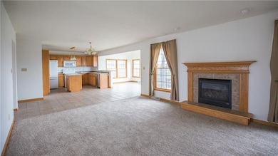This view showcases the open concept of the main l