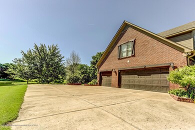 Triple garage and ample parking space