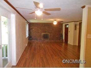 Living room fireplace