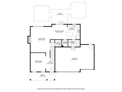 Main level floor layout