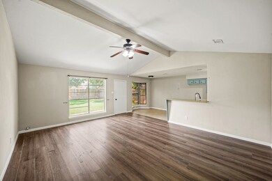 Large living area featuring recently installed lux