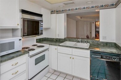 Kitchen with pass through to dining room
