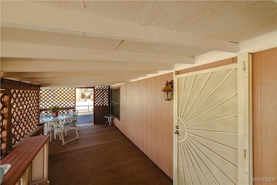 This patio provides privacy