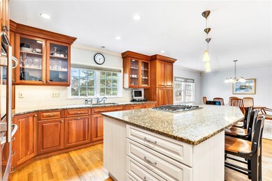 view of kitchen showing separate dining area