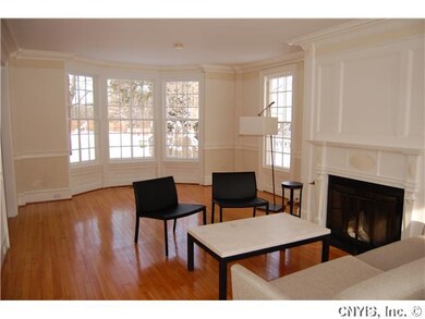 Living Room. Hardwood Floors and Woodburning Firep