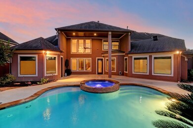 Heated pool and spa allow for year round enjoyment.