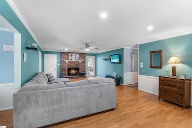 Wood Burning Fireplace and lots of space to design within.