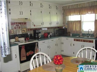 Kitchen has tons of cabinet and counter space