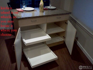 More storage in moving island!