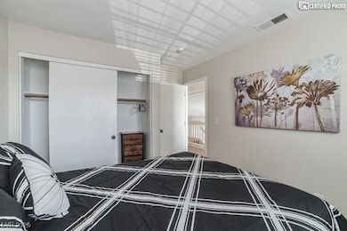 Bedroom featuring a closet