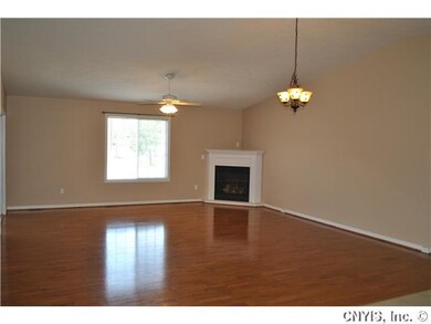 Great Room Gorgeous hardwood floors, a gas fireplace for all our chilly Syracuse evenings and plenty of light to cheer up your main living area