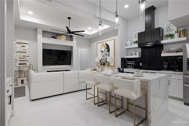 Unit A Living Room/ Kitchen  1