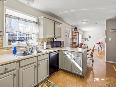 Bright, open kitchen