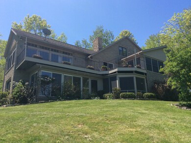 rear of house