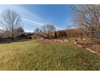 Fenced in backyard.