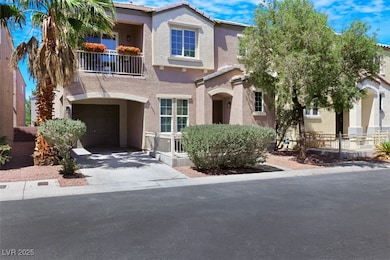 View of front of home featuring stucco siding, a g
