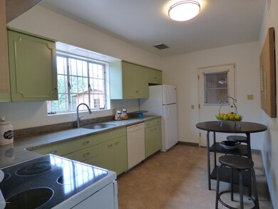 Kitchen, as seen from the living room