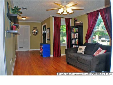 living room with new windows overlooking the front