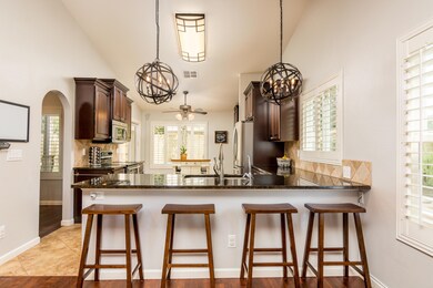 Bar Seating & Granite Countertops