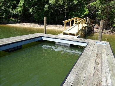 New pier leading to boat dock.