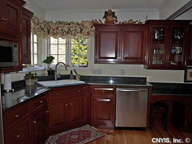 Kitchen. Open to your family room with cathedral c