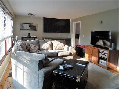 Family room view of entertainment area
