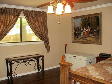 Master Bedroom. View to front of house