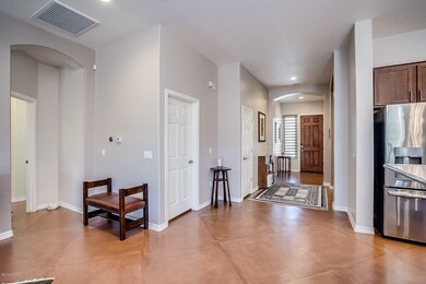Rogo's custom concrete flooring.
