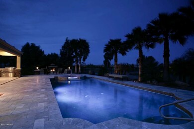 Pool & View at night.
