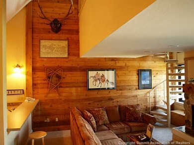 Living Room. Soaring ceiling, warmth of wood, grea
