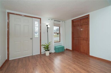 Entryway with new Anderson windows that offer abun