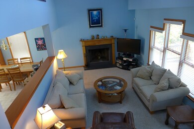 Living view from the staircase