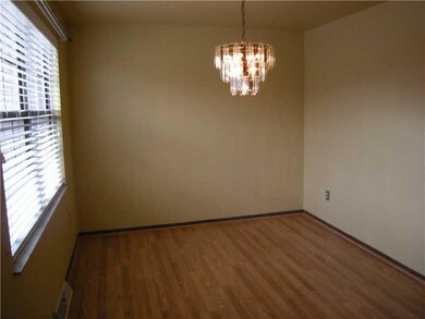 Dining Room. dining area with a large window