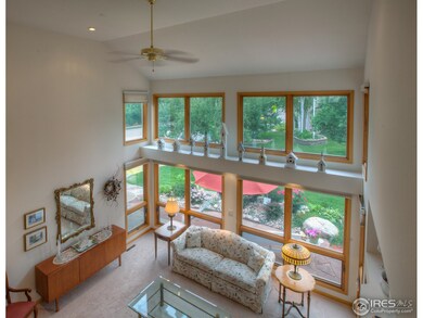 Tall ceiling accentuates the open feel