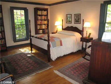 Bedroom - This first floor bedroom with wood floor