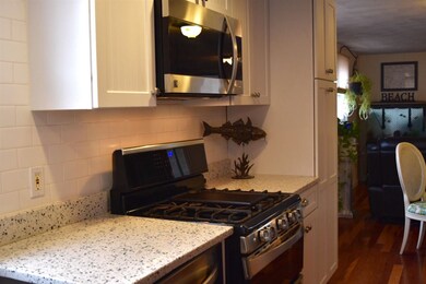 Side view of kitchen