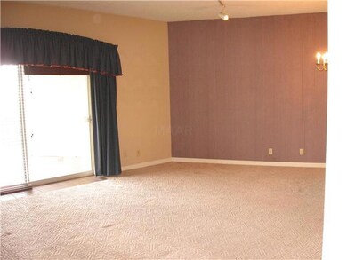 Another view of the living room---darker wall is w
