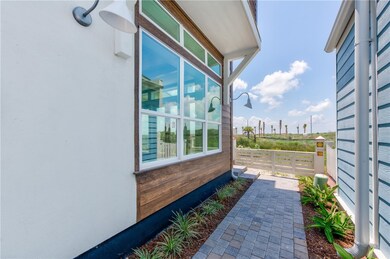 Walkway to unit