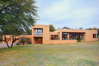 Back view of house