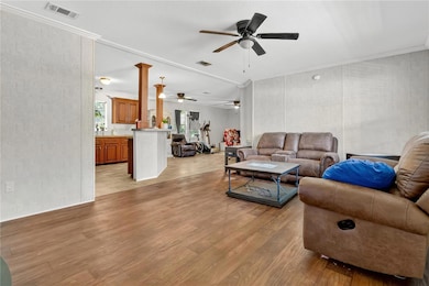 Living Room From Front Entry Way