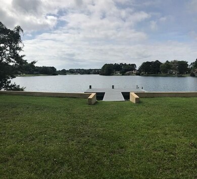 View of lake from back